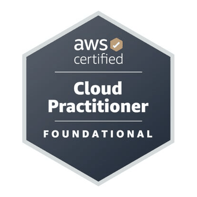 AWS Certified Cloud Practitioner badge